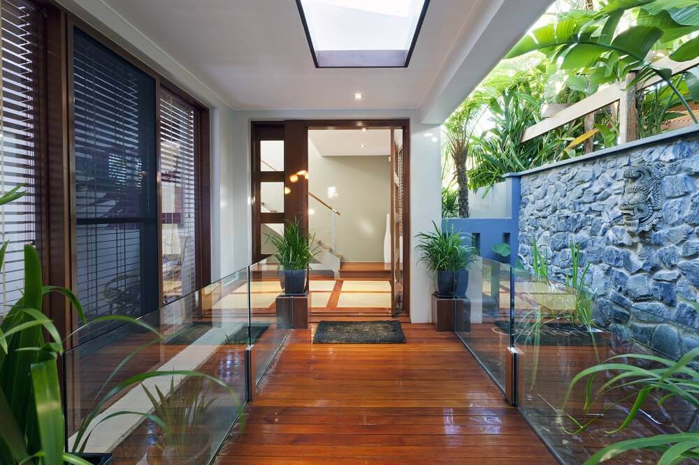 Rear House Entrance and yard Rear House Entrance and yard